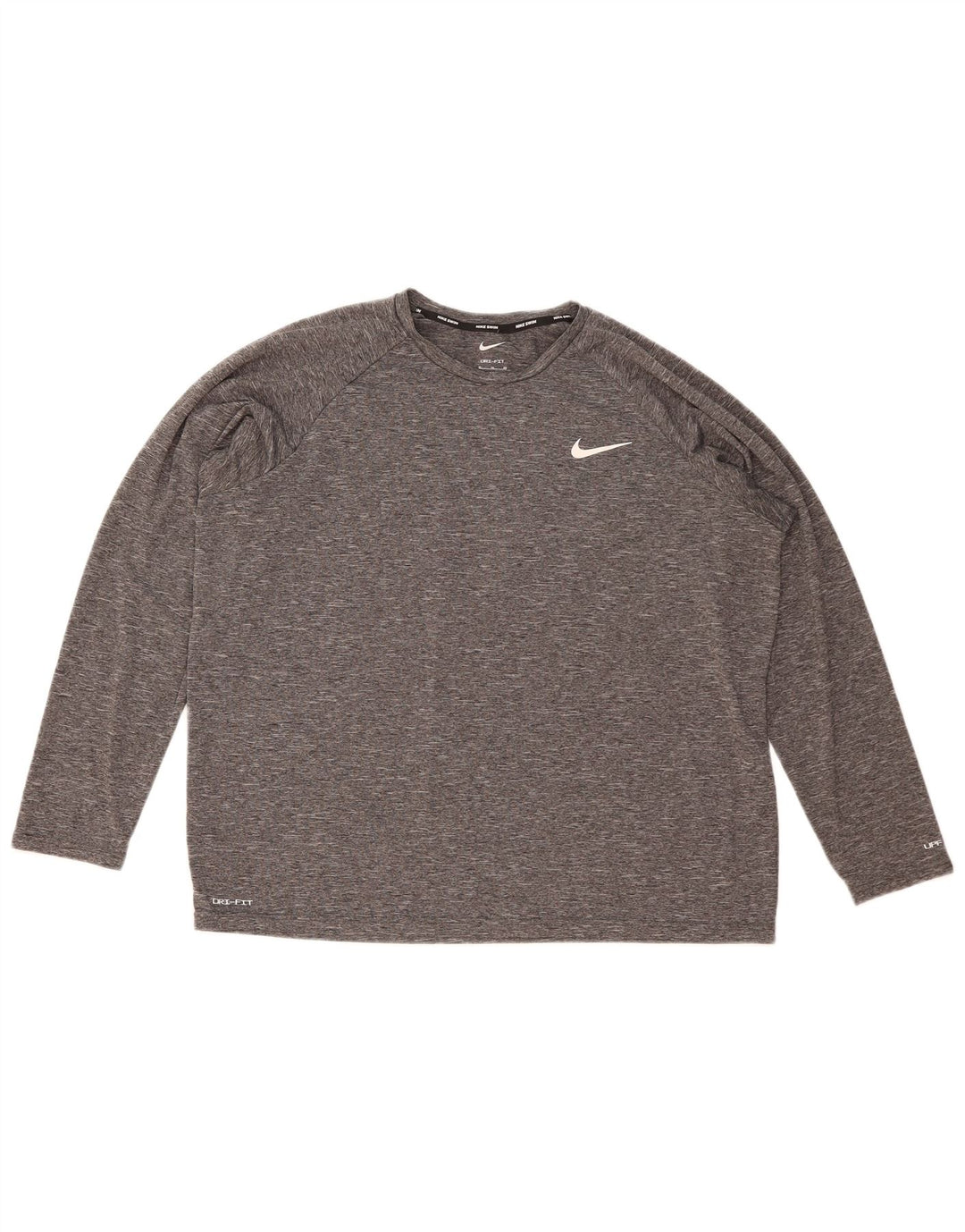 Ανδρικό τοπ Nike Dri Fit Μακρυμάνικο XL με γκρι όψη