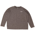 Ανδρικό τοπ Nike Dri Fit Μακρυμάνικο XL με γκρι όψη