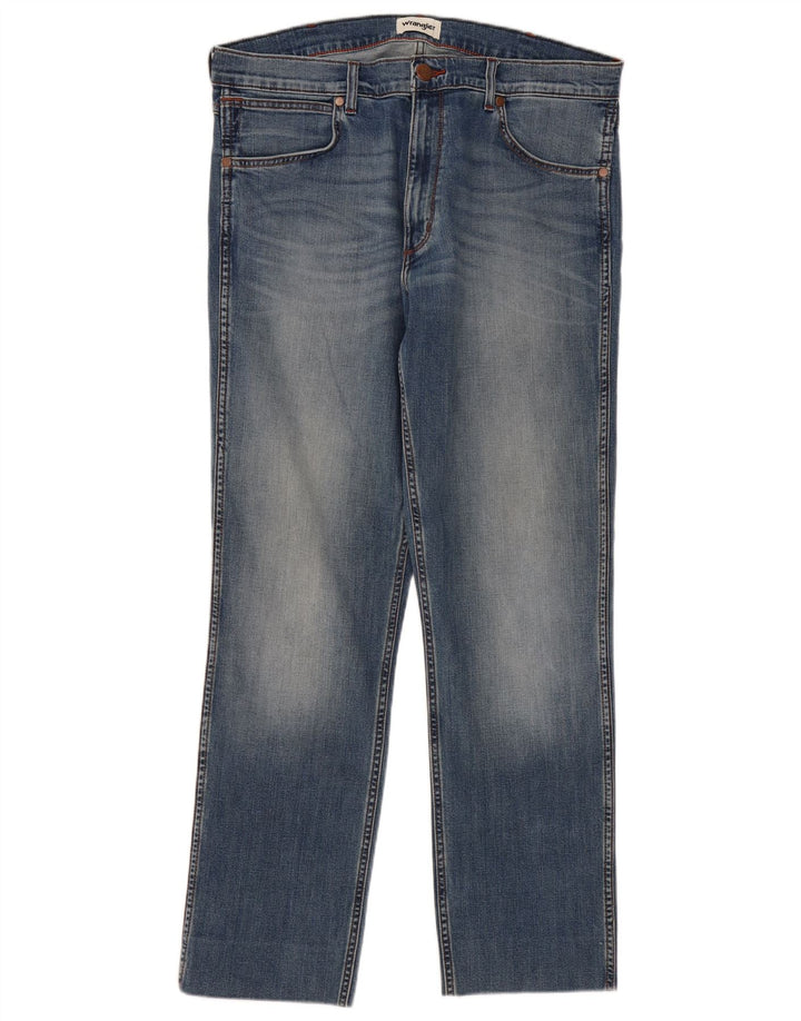 Ανδρικό τζιν Wrangler ίσιο W38 L32 Μπλε