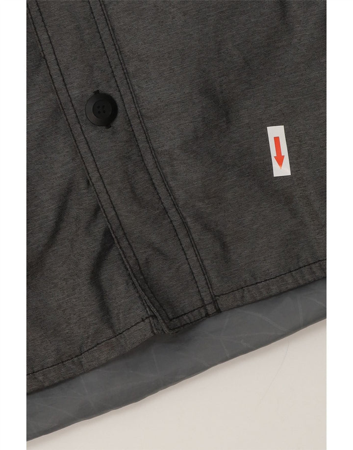 Ανδρικό μπουφάν με κουκούλα Nike UK 36 Small Grey Colourblock Πολυεστέρας
