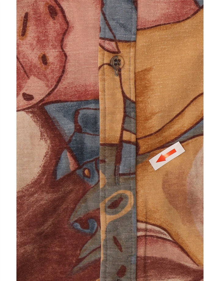 Πουκάμισο Vintage Abstract Pattern Ανδρικό Πουκάμισο Μεσαίο Πολύχρωμο