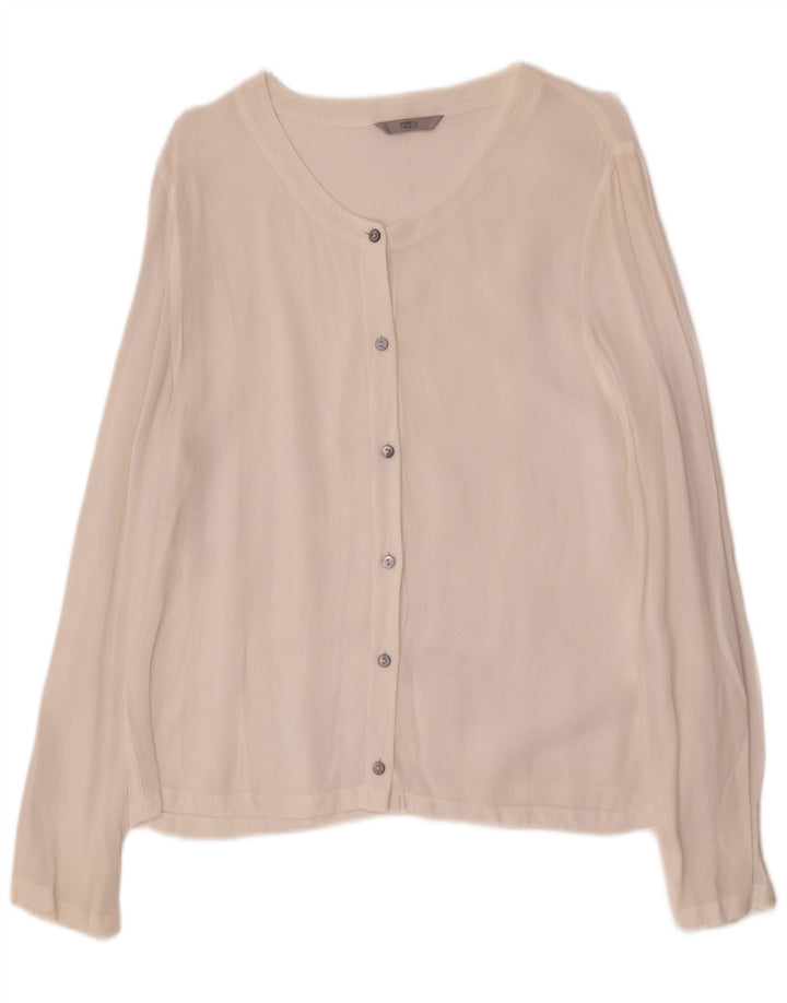 Marks & Spencer Γυναικεία Μπλούζα UK 16 Large White