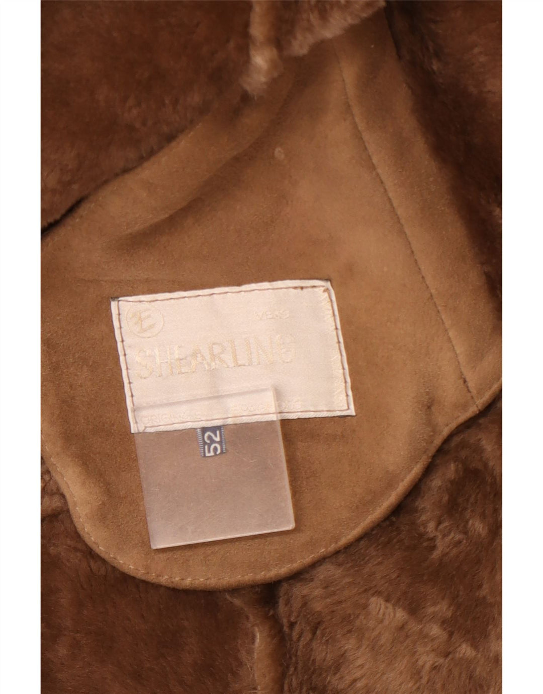Γυναικείο παλτό VINTAGE Shearling IT 52 2XL Καφέ Shearling
