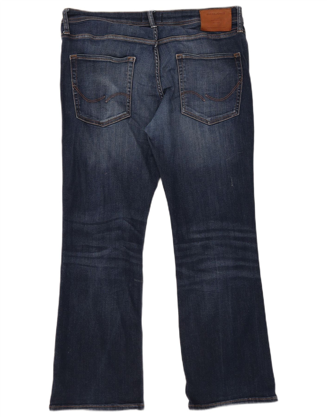 Jack & Jones Ανδρικό Jake Bootcut Jeans W34 L30 Navy Blue Cotton
