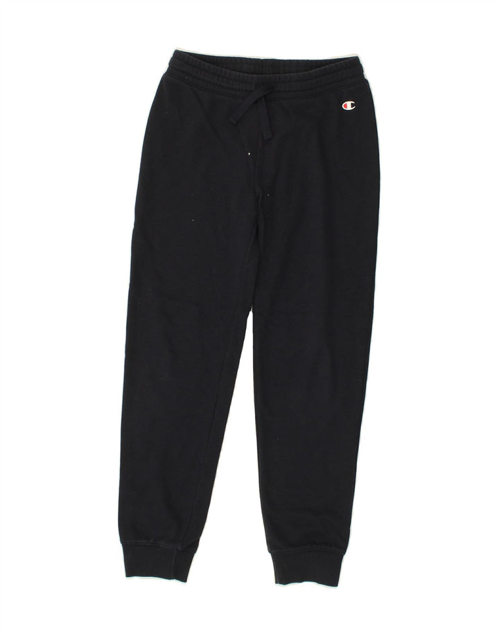 CHAMPION Boys Tracksuit Trousers Joggers 9-10 Years Medium Navy Blue | Vintage Champion | Thrift | Second-Hand Champion | Used Clothing | Messina Hembry 