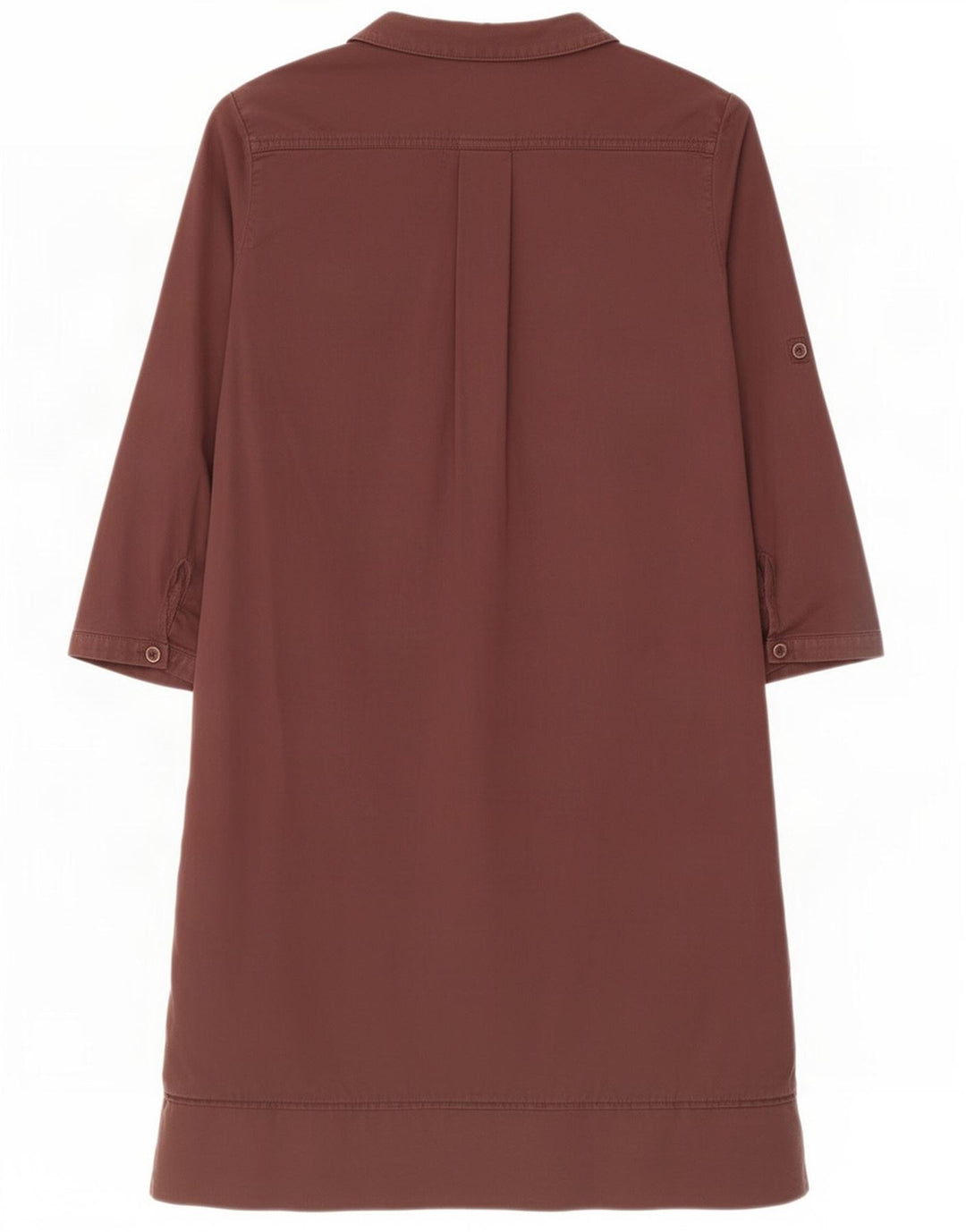Massimo Dutti Γυναικείο Φόρεμα 3/4 Sleeve Shift EU 40 Μεσαίο καφέ