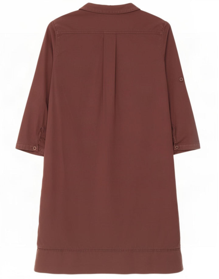 Massimo Dutti Γυναικείο Φόρεμα 3/4 Sleeve Shift EU 40 Μεσαίο καφέ