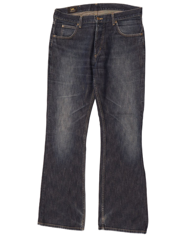 Lee Mens Denver Bootcut Jeans W36 L34 Μπλε βαμβακερό