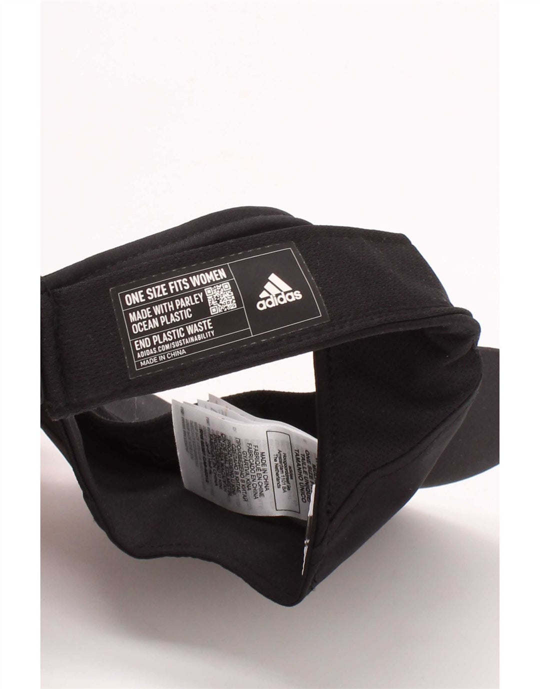 Γυναικείο κάλυμμα γείσου Aeroready Γυναικείο Adidas One Size Μαύρο πολυεστέρας