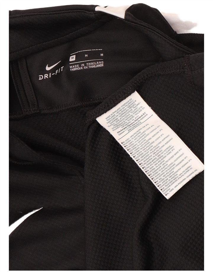 Ανδρική φόρμα NIKE Dri Fit με φερμουάρ πουλόβερ στο επάνω μέρος, μεσαίο μαύρο χρώμα