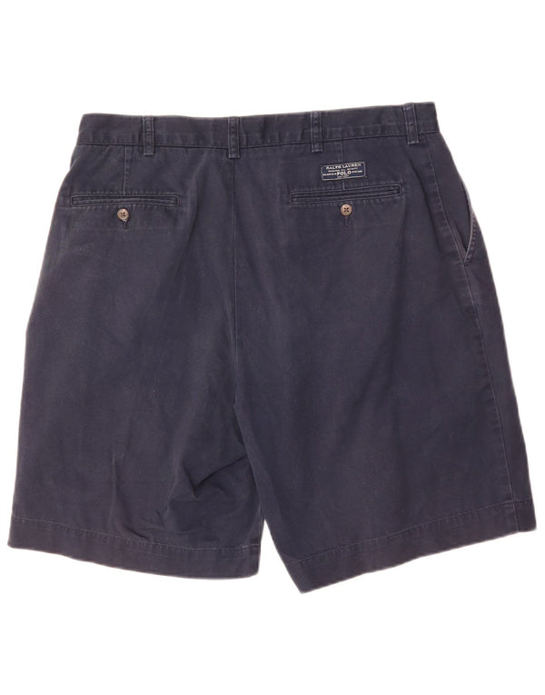 Polo Ralph Lauren Ανδρικό σορτς Chino W34 Μεγάλο μπλε ναυτικό βαμβακερό