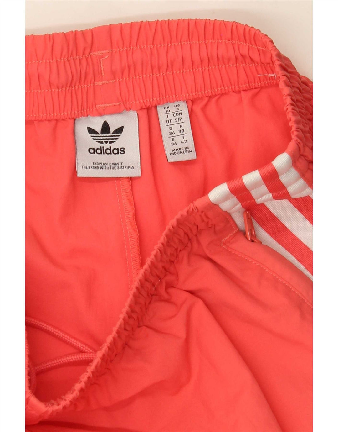 Γυναικεία αθλητική φόρμα Adidas Παντελόνι Joggers UK 10 Small Orange Polyester