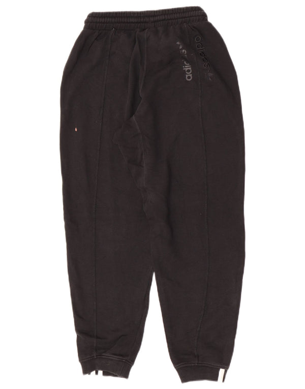Γυναικεία αθλητική φόρμα Adidas Παντελόνι Joggers UK 4 XS Μαύρο βαμβακερό