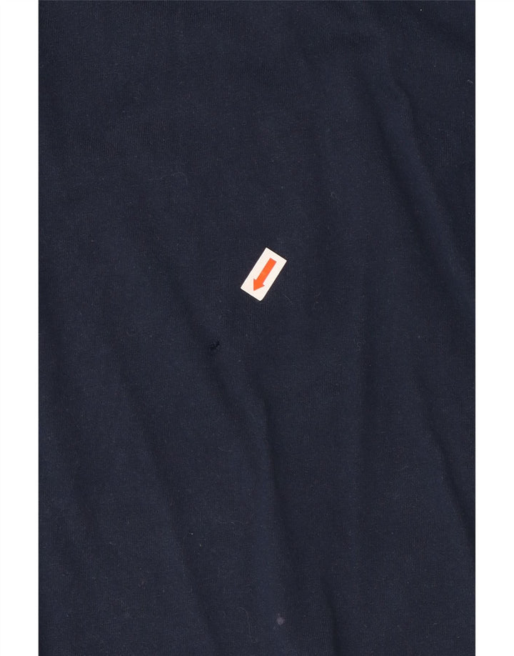 LEVI'S Mens Standard Fit T-Shirt Top Large Navy Blue Cotton Vintage Levi's and Second-Hand Levi's from Messina Hembry 