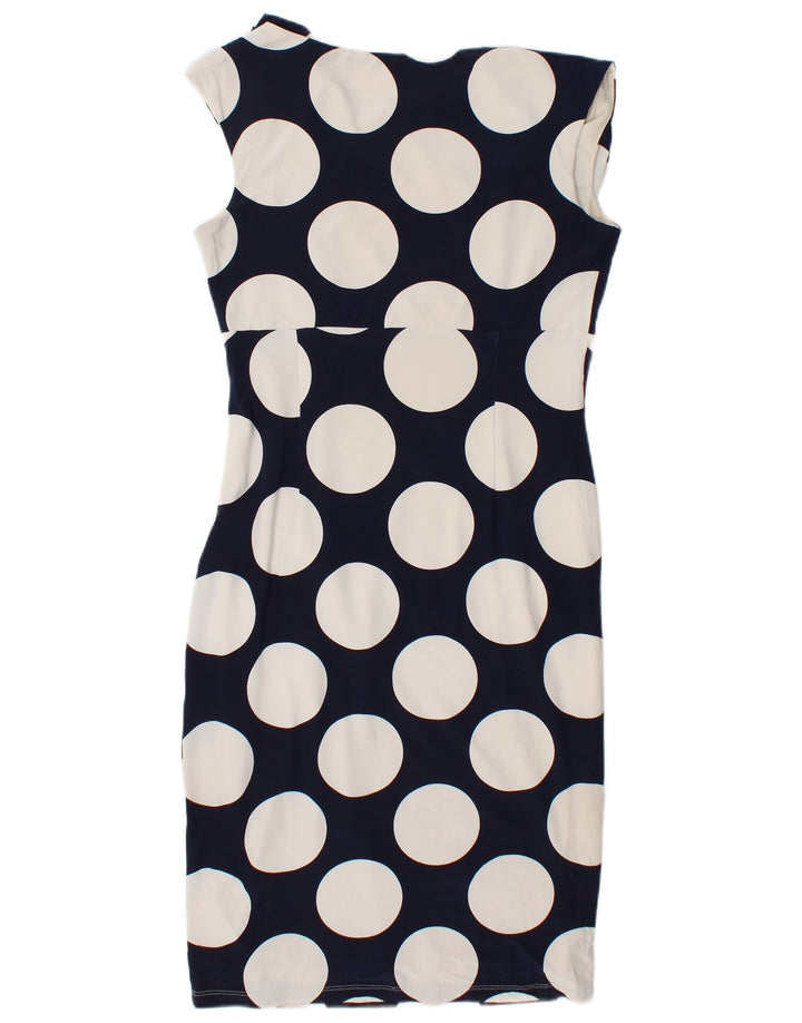 Phase Eight Γυναικείο Φόρεμα Bodycon UK 12 Medium Navy Blue πουά