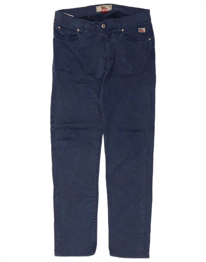 Roy Rogers Ανδρικό Slim Jeans W33 L30 Navy Blue Cotton