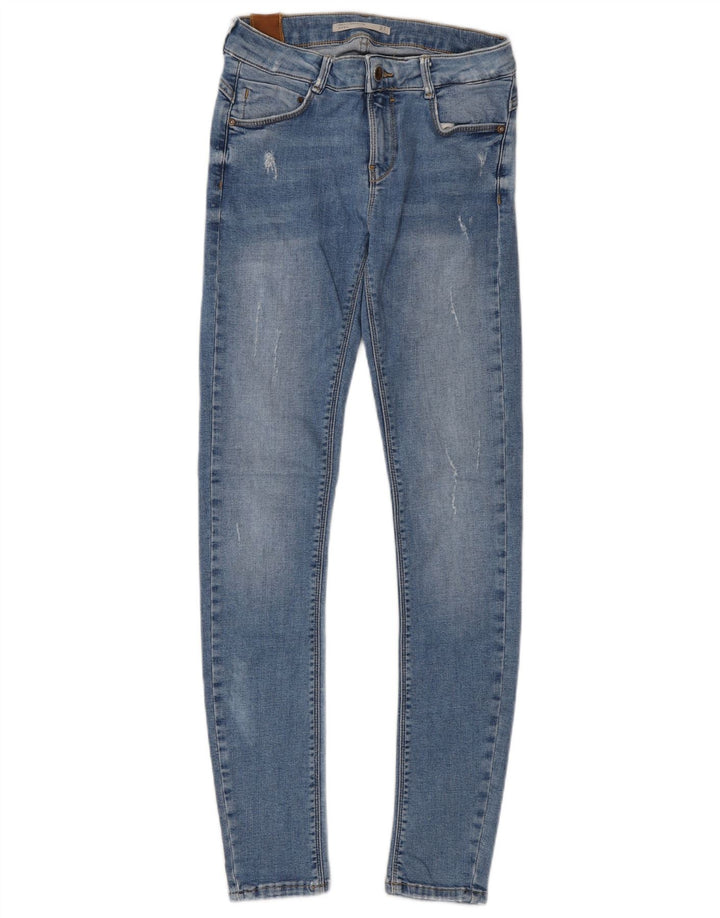 Zara Γυναικείο Skinny Jeans W25 L28 Blue
