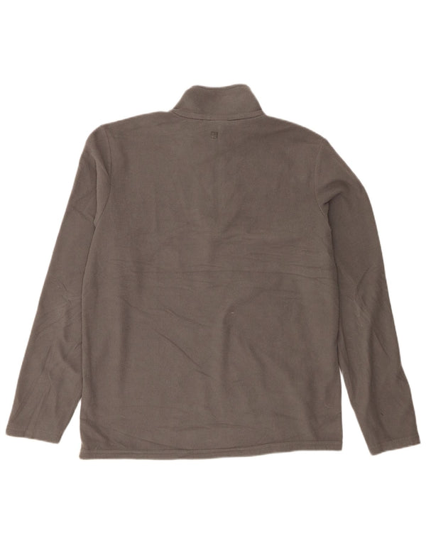 Ανδρική αποθήκη Mountain Warehouse με φερμουάρ Fleece Jumper Small Grey Polyester Sports