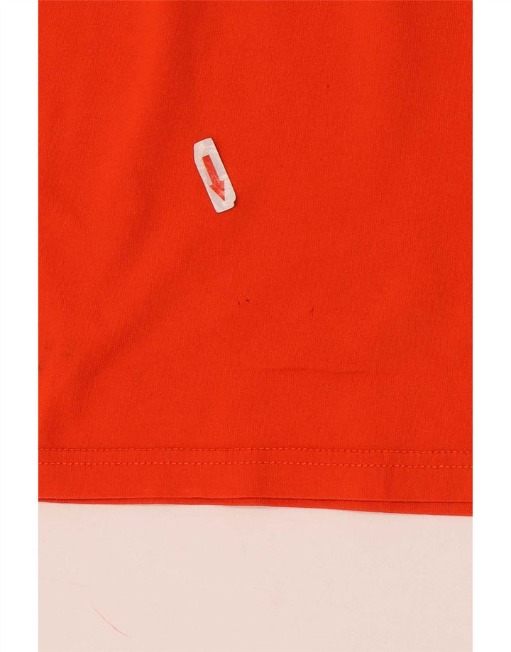 Ανδρικό T-Shirt Napapijri Τοπ μεσαίο πορτοκαλί βαμβακερό