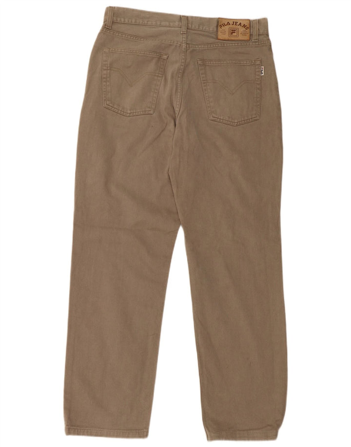 Ανδρικά ίσια τζιν FILA IT 50 Large W32 L30 Beige βαμβακερά
