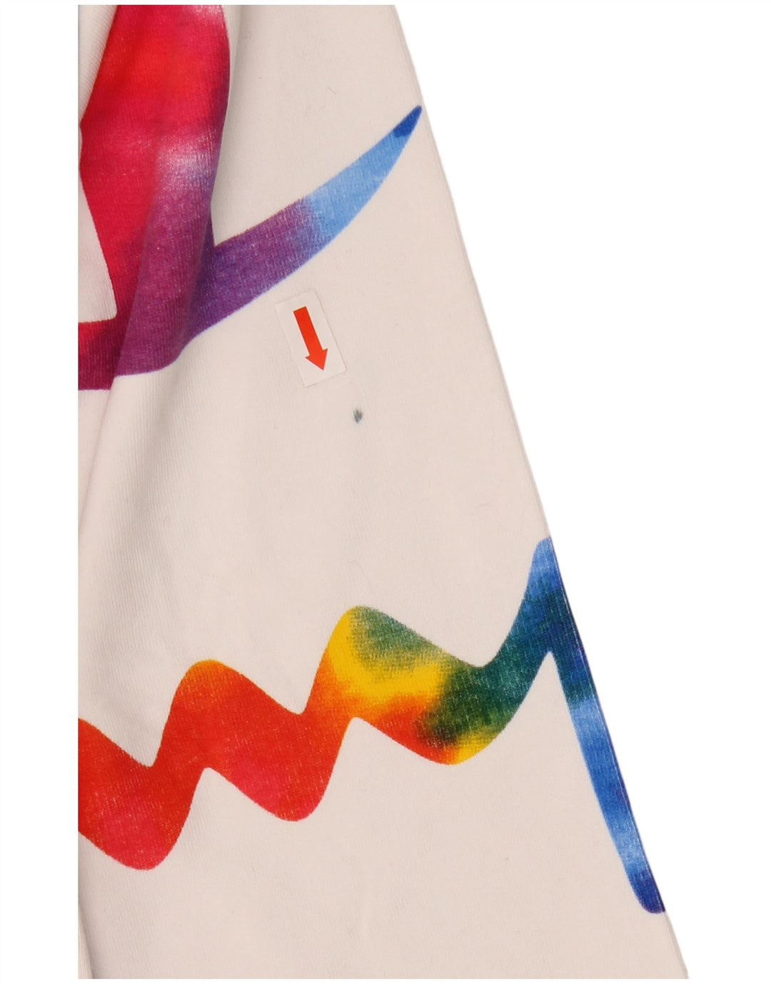 CHAMPION Γυναικεία υπερμεγέθη Crop γραφική φούτερ Jumper UK 6 XS Λευκή