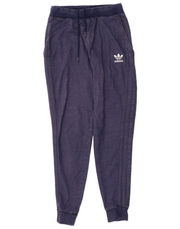 Ανδρική φόρμα Adidas Παντελόνι Joggers Small Navy Blue από βαμβάκι