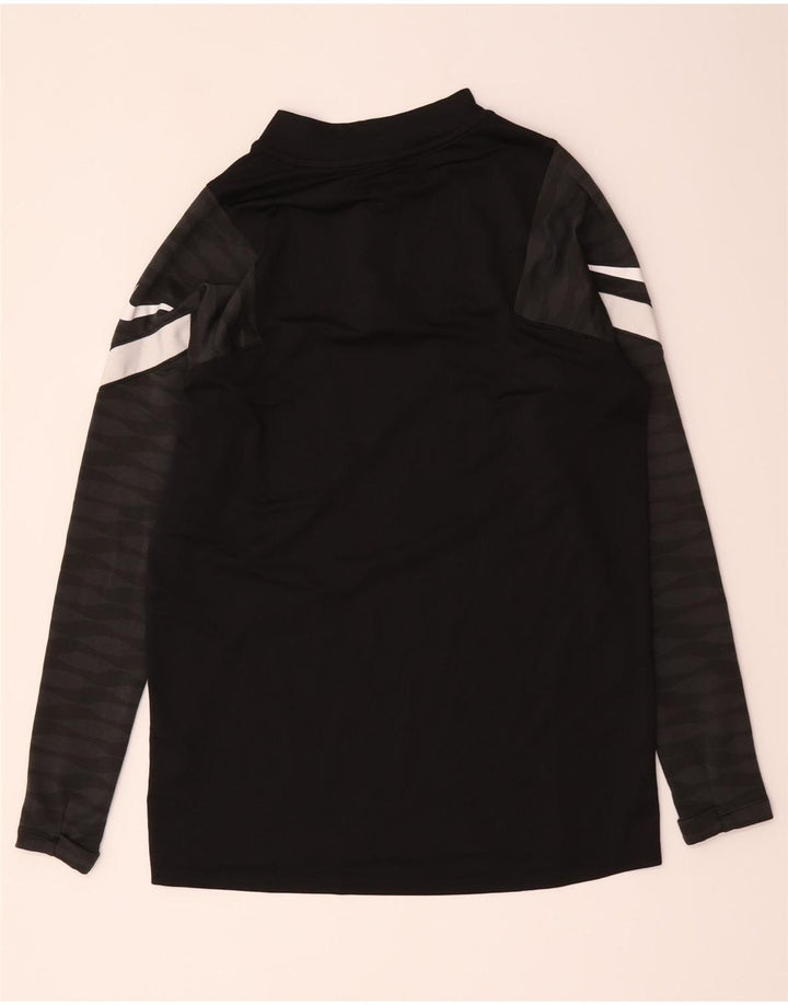 Ανδρική φόρμα Nike Dri Fit με φερμουάρ πουλόβερ στο επάνω μέρος, μεσαίο μαύρο χρώμα