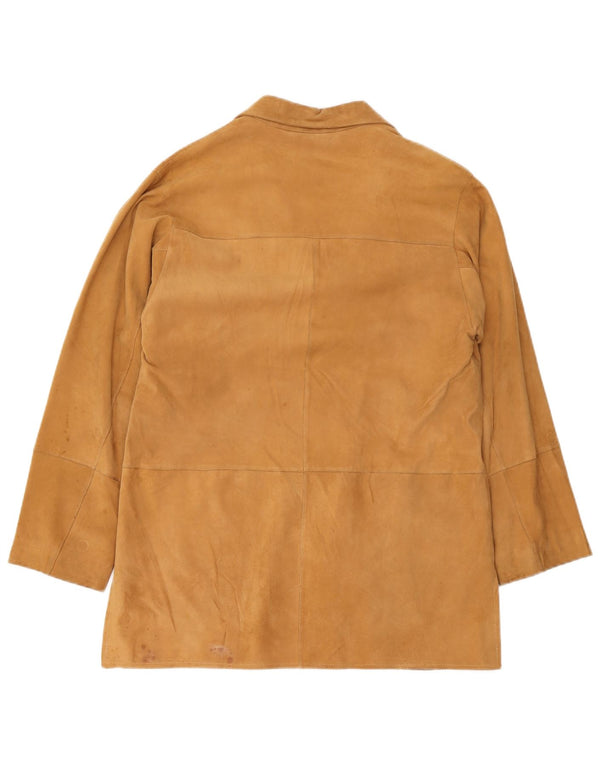 Γυναικείο Σουέντ Πανωφόρι Ombraluce IT 44 Medium Beige
