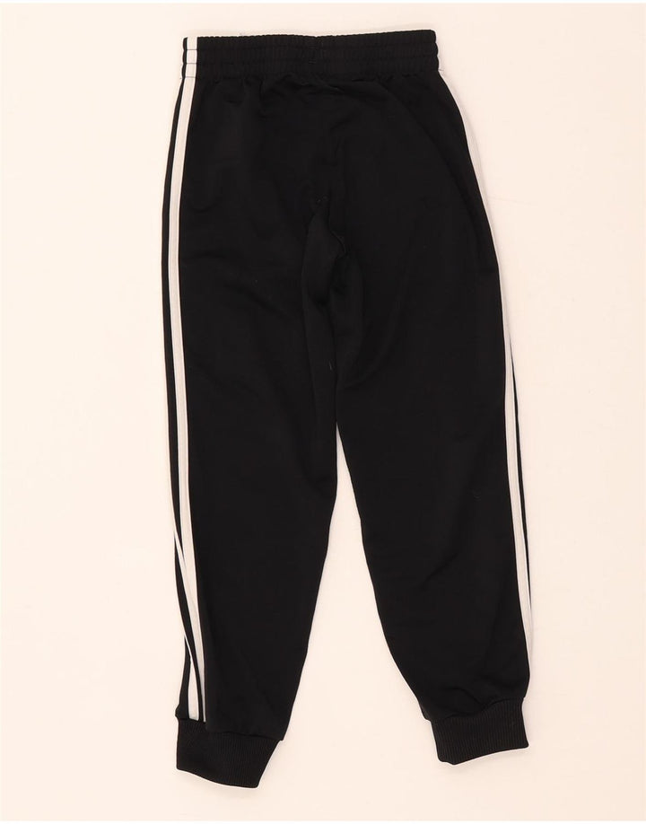Adidas Boys Tracksuit Trousers Joggers 6-7 Years Black Polyester