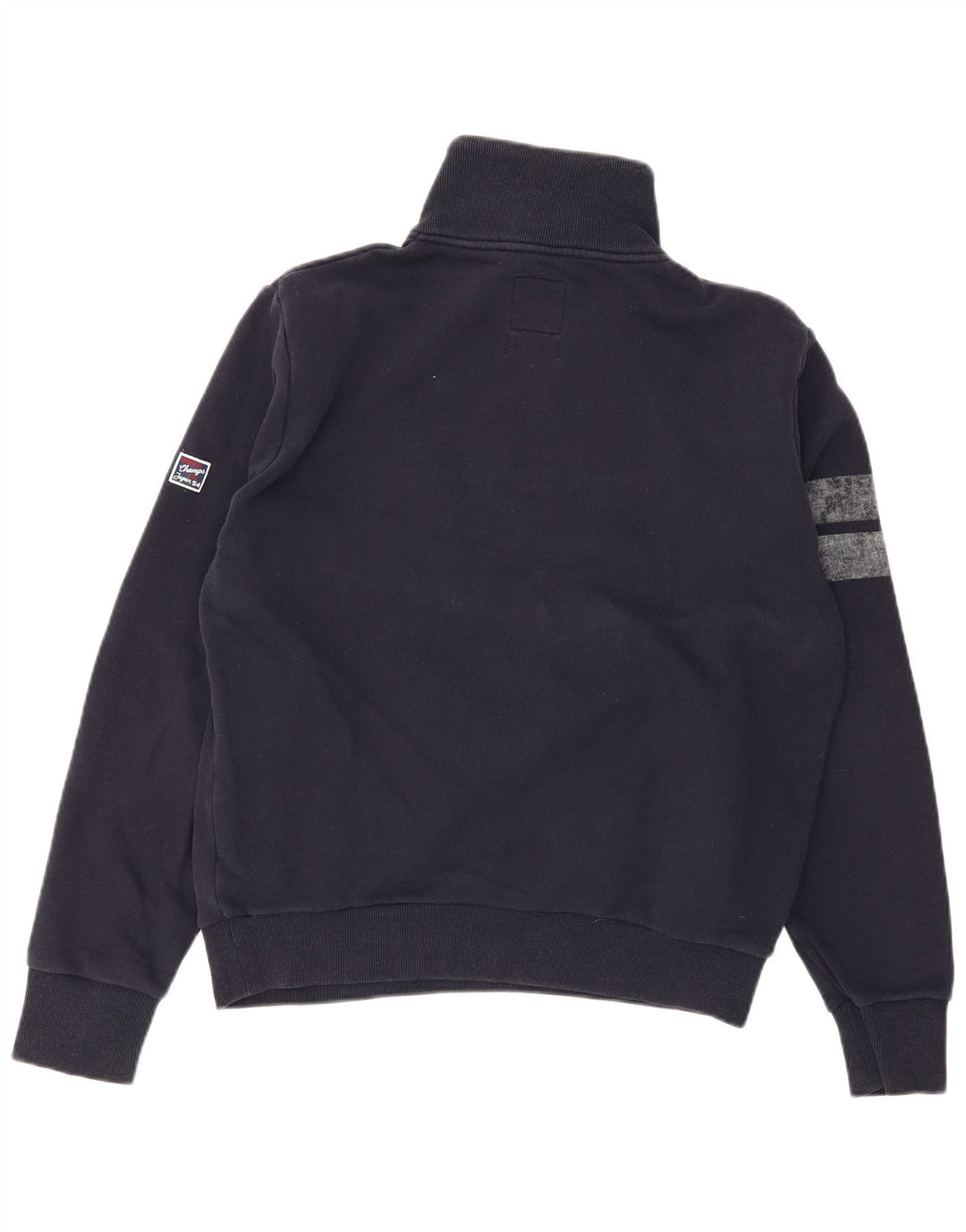 Ανδρικό γραφικό φούτερ Superdry Jumper Μεγάλο μπλε μπλε χρώματος