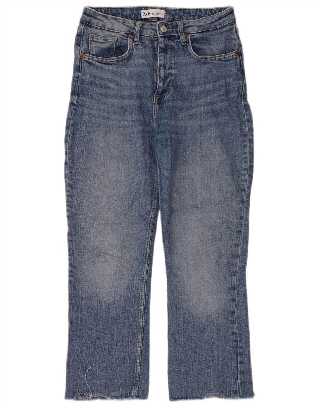Zara Γυναικείο Τζιν μποτάκι EU 36 XS W26 L25 Μπλε
