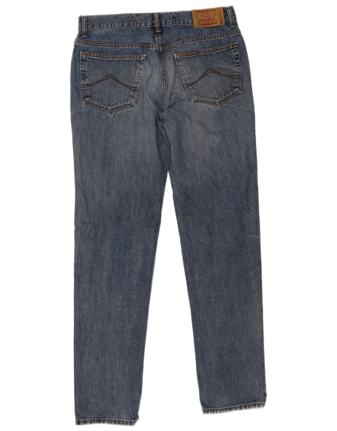 Carrera Mens 700 Regular Slim Jeans W36 L34 Μπλε βαμβακερό