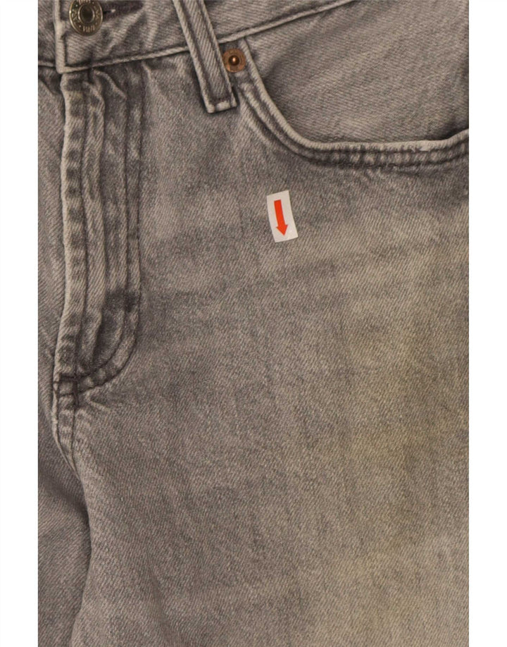 Zara Γυναικείο Τζιν μποτάκι EU 36 XS W26 L33 Γκρι βαμβακερό