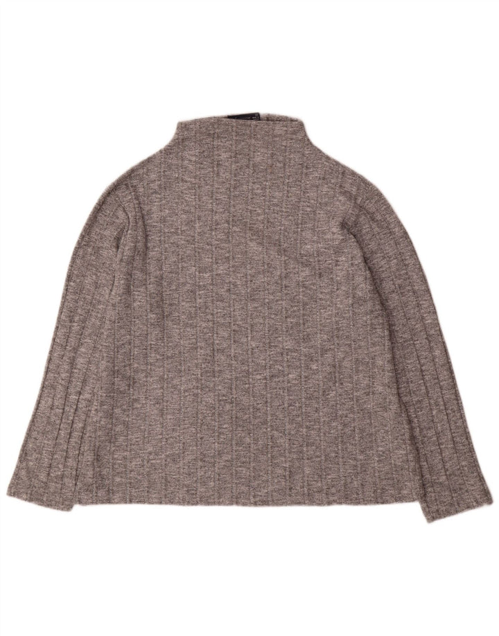 Marks & Spencer Γυναικεία μπλούζα μακρυμάνικη UK 20 2XL γκρι βισκόζη