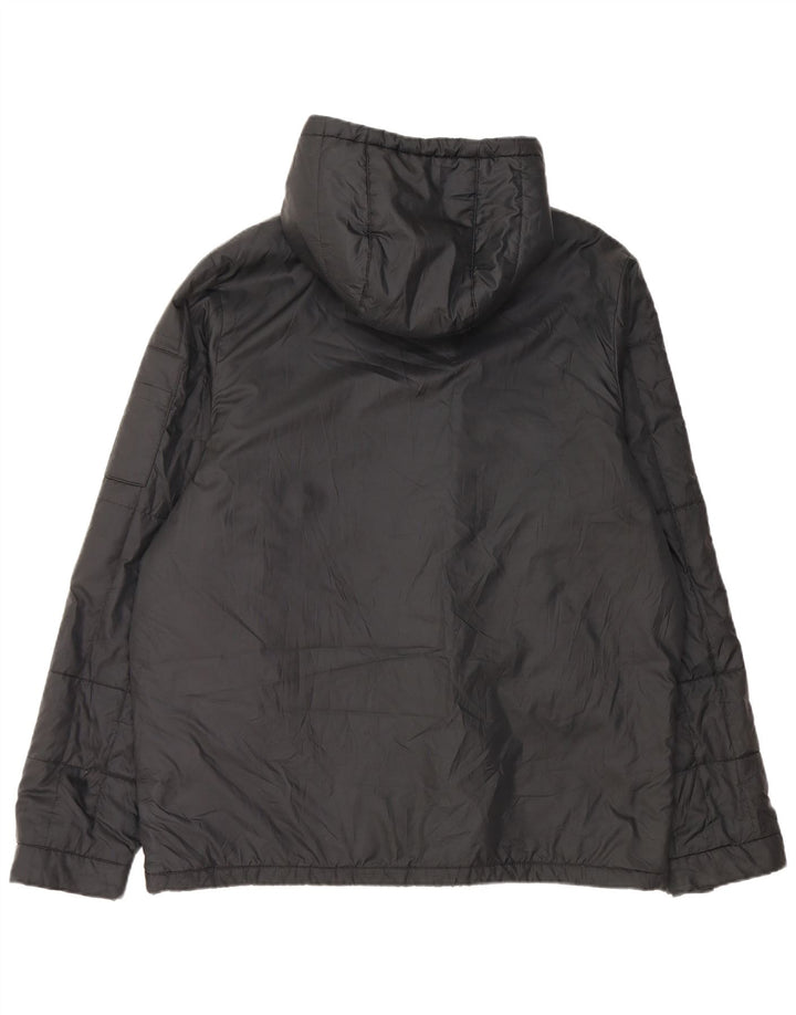 Ανδρικό μπουφάν με κουκούλα Nike UK 42 XL Μαύρο πολυεστέρα