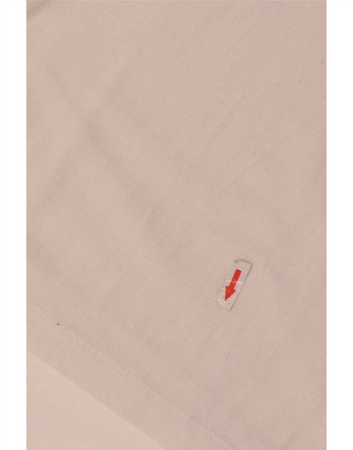Ανδρικό γραφικό μπλουζάκι Nike 2XL λευκό βαμβακερό