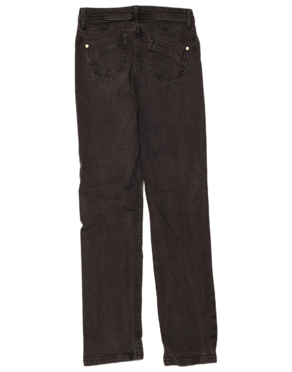 Marks & Spencer Womens Slim Jeans UK 8 Small W26 L28 Black Cotton