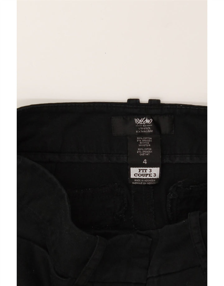 MOSSIMO Womens Casual Shorts US 4 Small W31  Black Cotton Vintage Mossimo and Second-Hand Mossimo from Messina Hembry 