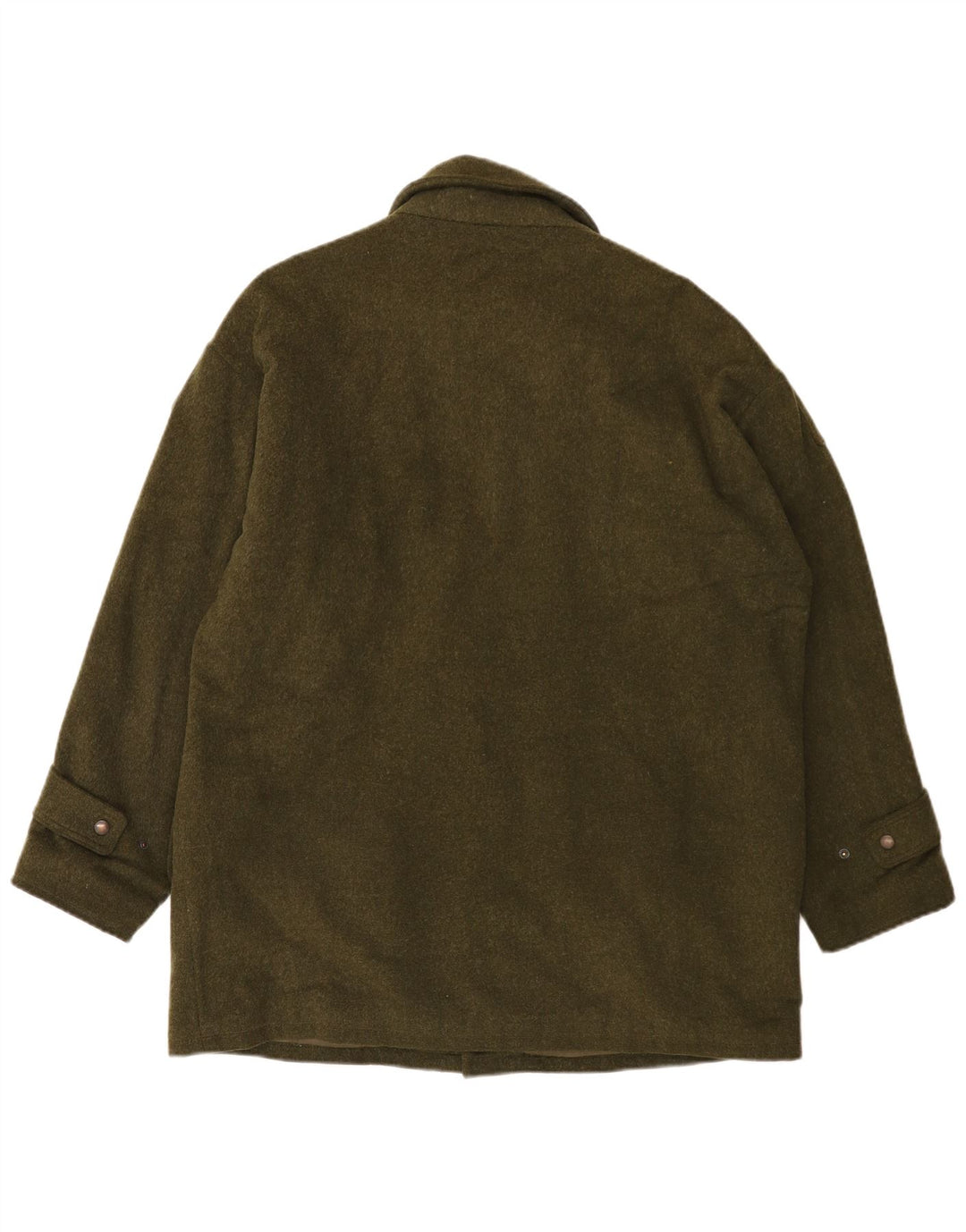 Himalaya Mens De Luxe Πανωφόρι UK 38 Medium Khaki Wool