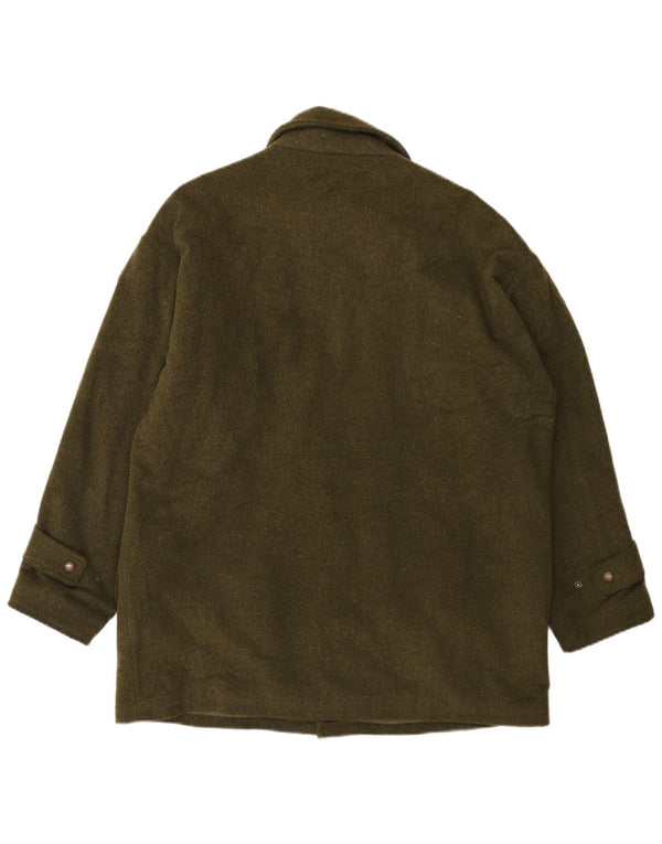 Himalaya Mens De Luxe Πανωφόρι UK 38 Medium Khaki Wool