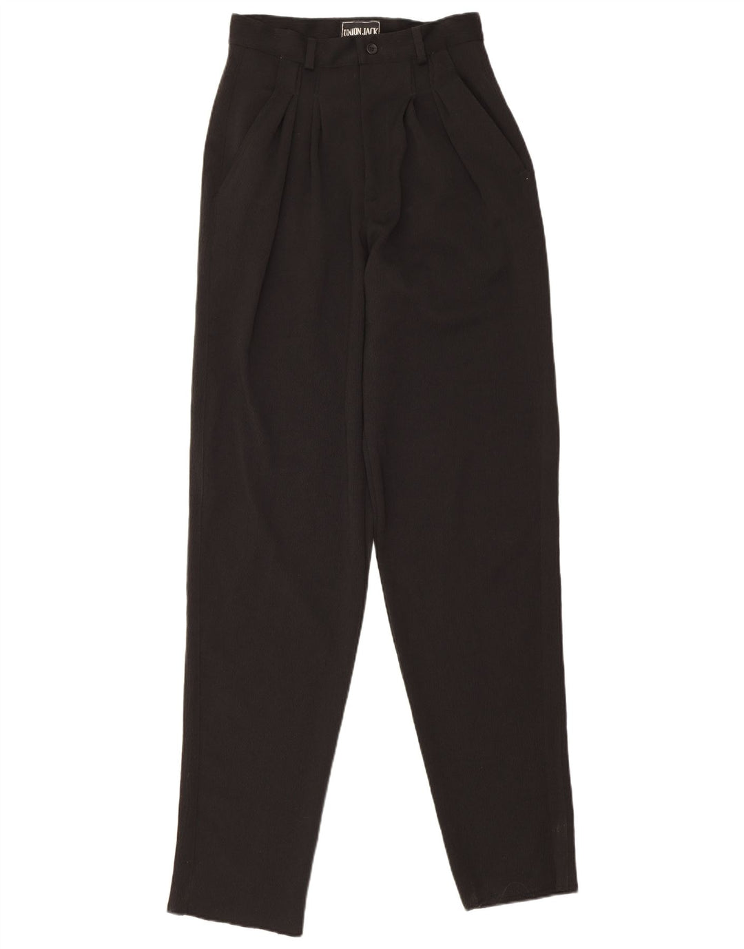 Vintage γυναικείο κοστούμι παντελόνι IT 44 Medium W26 L35 μαύρο πολυεστέρα