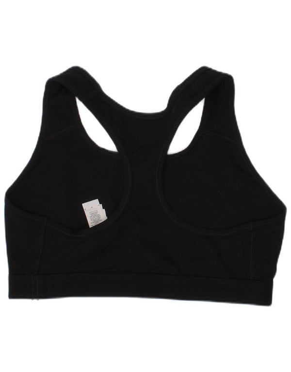 Γυναικείο αθλητικό σουτιέν Nike με γραφικό Dri Fit Top Sports από μεσαίο μαύρο πολυεστέρα