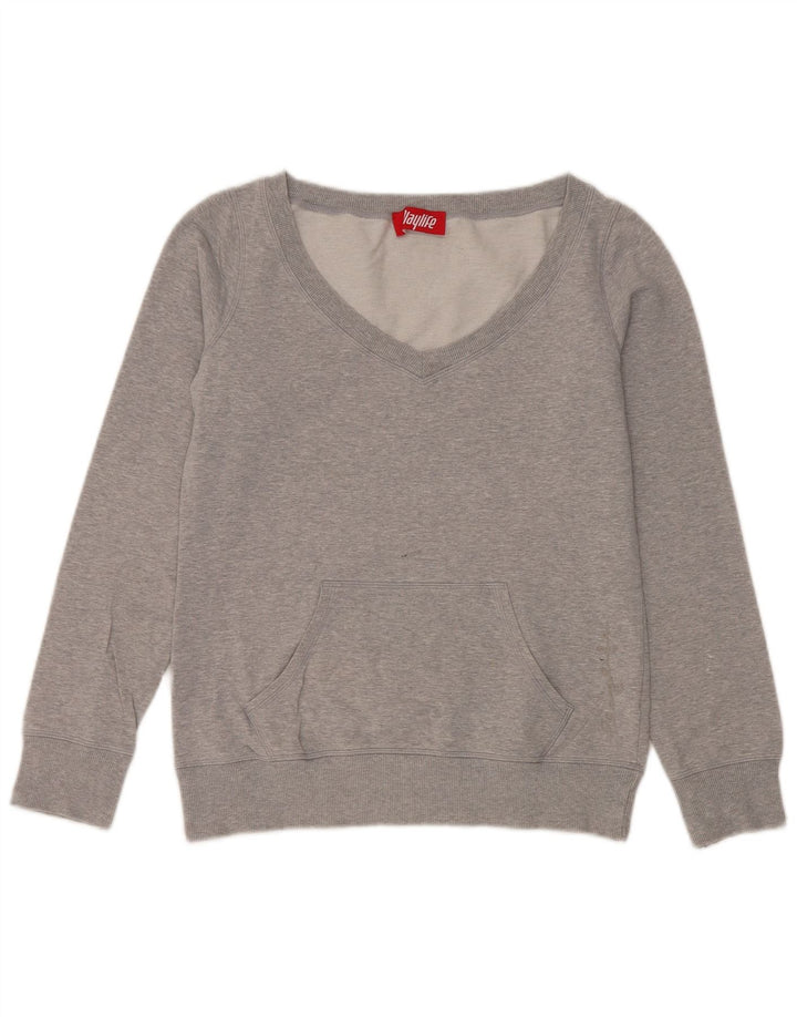 Γυναικείο φούτερ Playlife Jumper UK 14 Μεσαίο γκρι βαμβακερό
