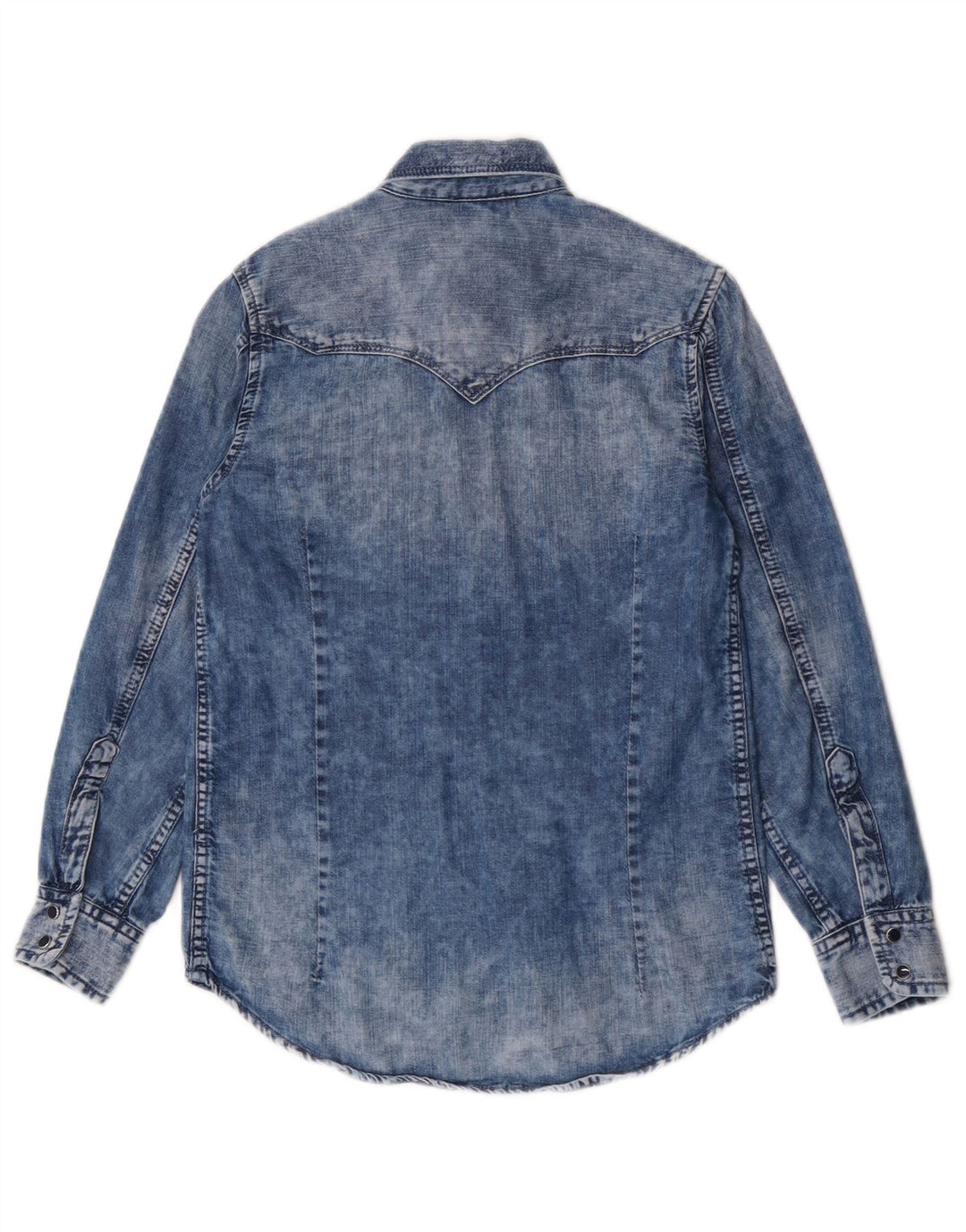 Πουκάμισο Diesel Boys Denim 9-10 Years Blue Cotton