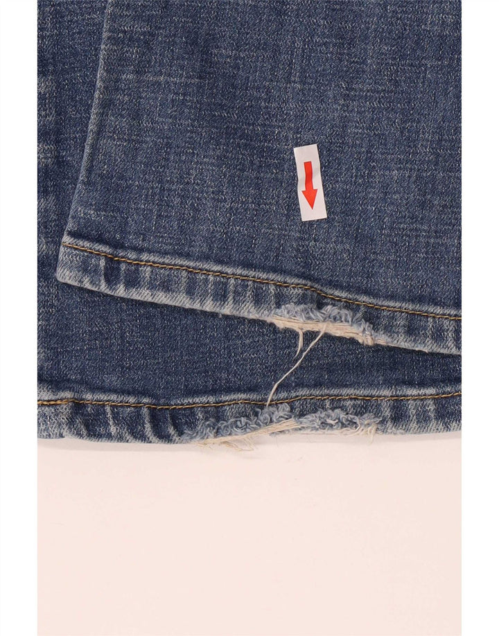 Lee Womens Bootcut Jeans W27 L33 Blue Cotton