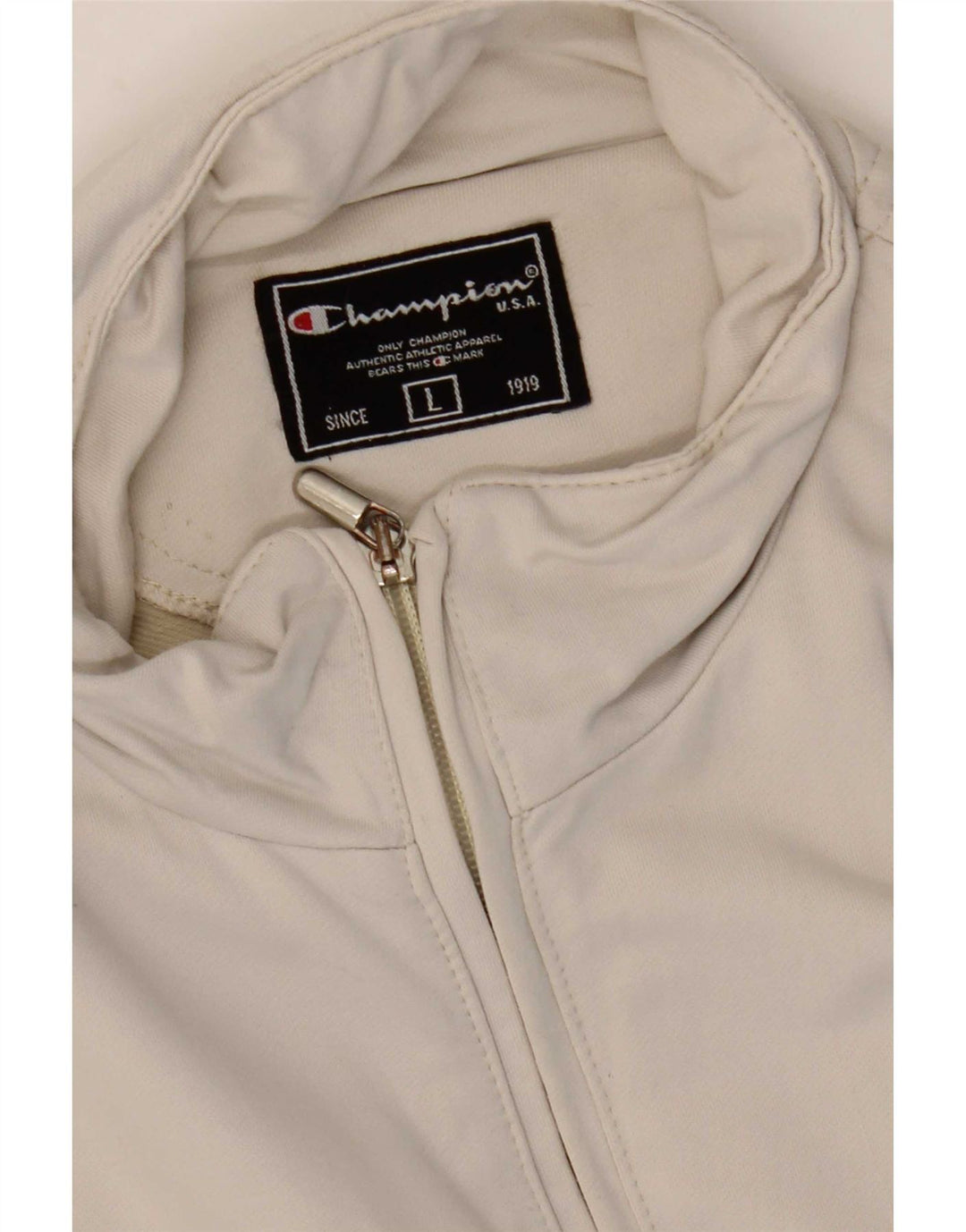 Champion γυναικεία αθλητική φόρμα Top Jacket UK 16 Large Off White