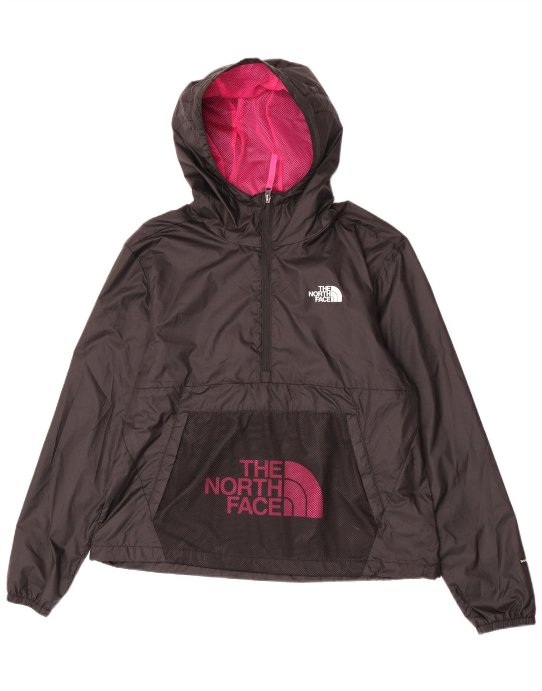 The North Face γυναικείο μπουφάν βροχής πουλόβερ με κουκούλα UK 16 μεγάλο μαύρο
