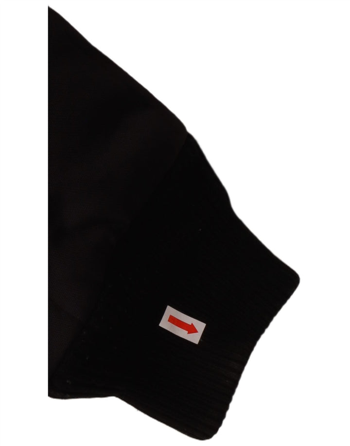 Refrigiwear Ανδρικό μπουφάν με κουκούλα UK 52 μεγάλο μαύρο πολυαμίδιο χειμώνα