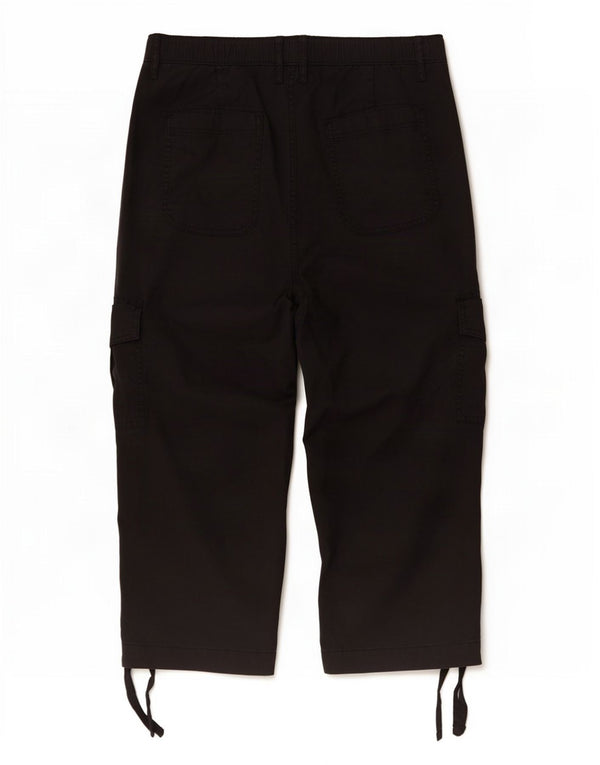 Marks & Spencer Γυναικείο παντελόνι Cargo Capri UK 14 Large W32 L23 Black