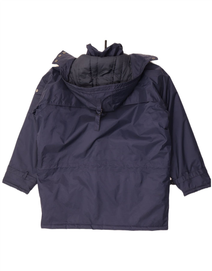 Helly Hansen Ανδρικό παλτό με κουκούλα μεγάλου μεγέθους με επένδυση UK 36 Small Navy Blue